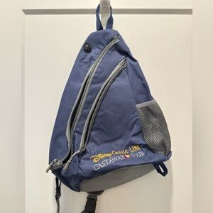 Disney Cruise Line Castaway Club Blue Crossbody Sling Bag